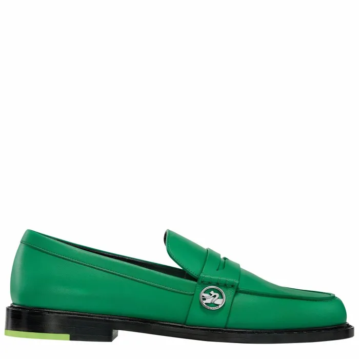 Women Au Sultan Loafer Green Longchamp Loafers