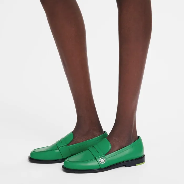 Women Au Sultan Loafer Green Longchamp Loafers