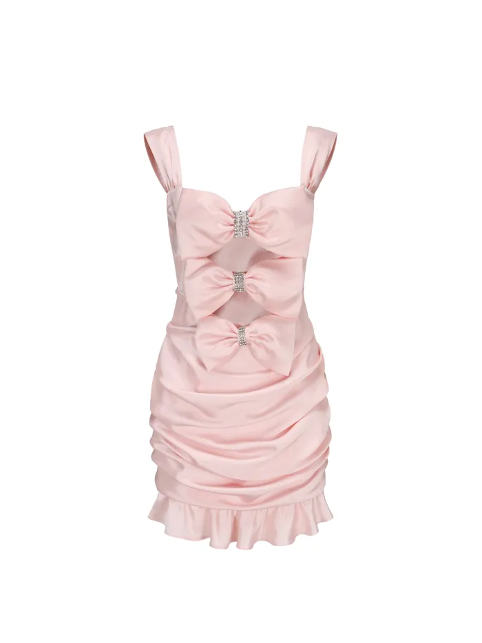 Women Aubrielle Bow Cutout Dress Nana Jacqueline Mini