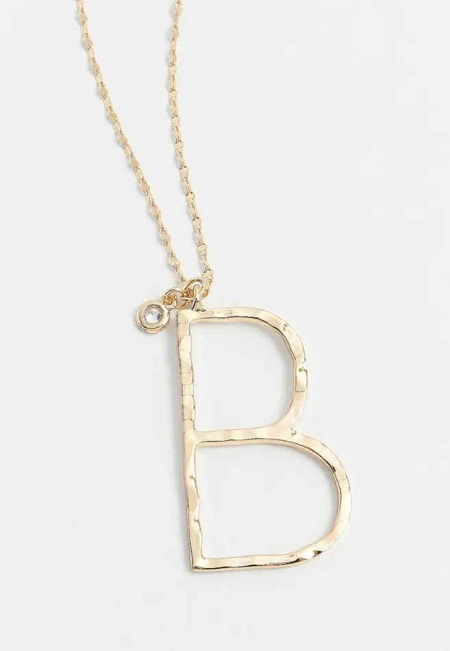 Women B Initial Necklace Maurices Jewelry