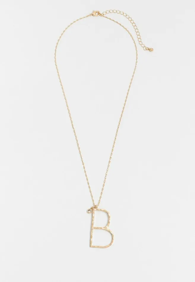 Women B Initial Necklace Maurices Jewelry