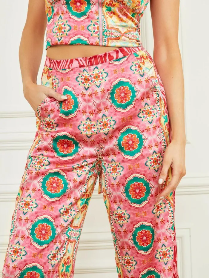 Women Babylon Pant Babylon Blanket Print Marciano Bottoms