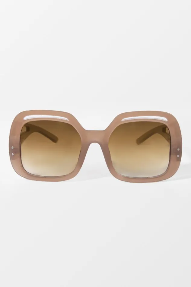 Women Bags Cupshe Fearne Brown Oversized Retro Leopard Sunglass Multicolor