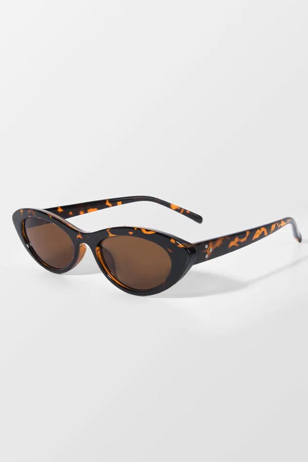Women Bags Cupshe Fearne Leopard Cat Eye Sunglass Multicolor