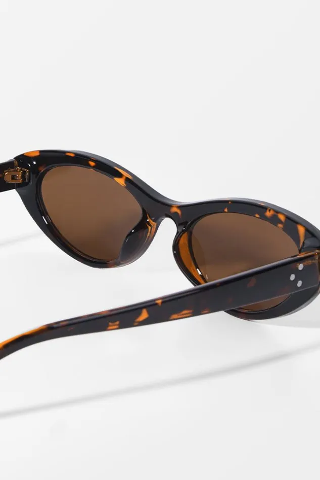 Women Bags Cupshe Fearne Leopard Cat Eye Sunglass Multicolor