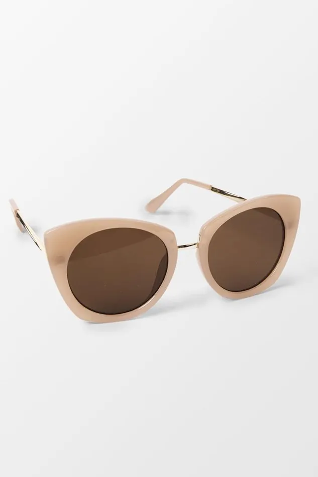 Women Bags Cupshe Pop Simple Sunglasses Brown