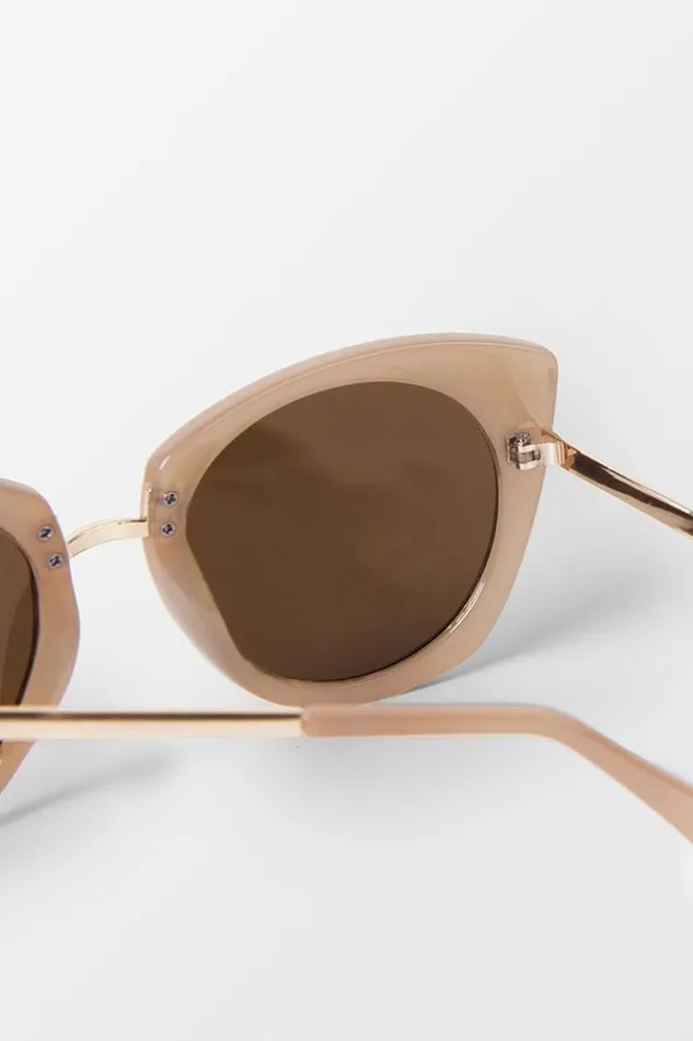 Women Bags Cupshe Pop Simple Sunglasses Brown