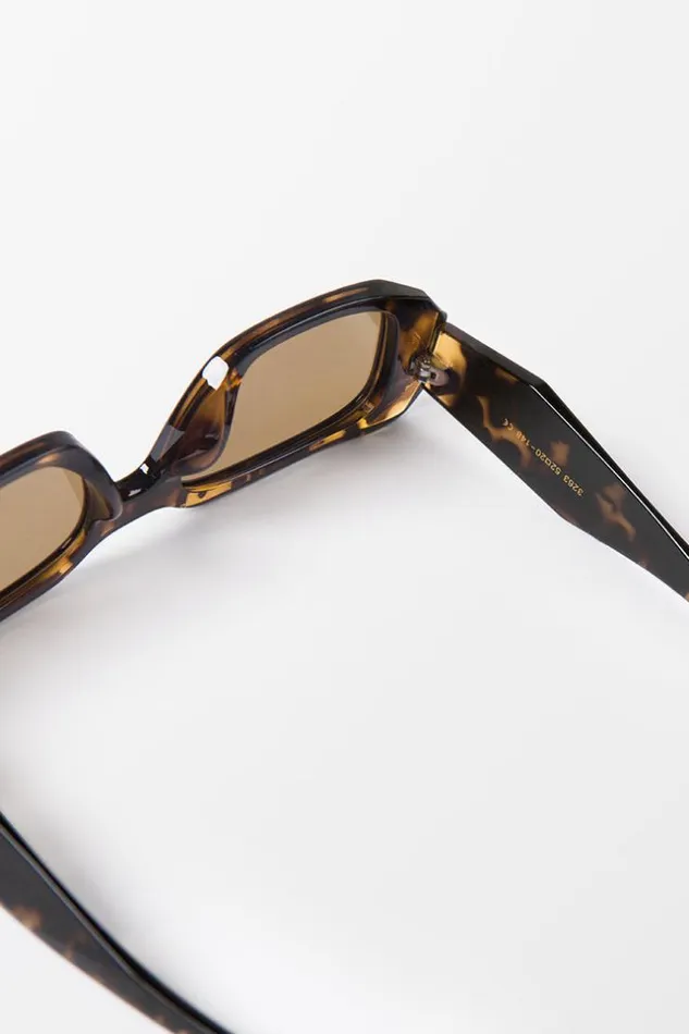 Women Bags Cupshe Sable Square Leopard Sunglasses Multicolor