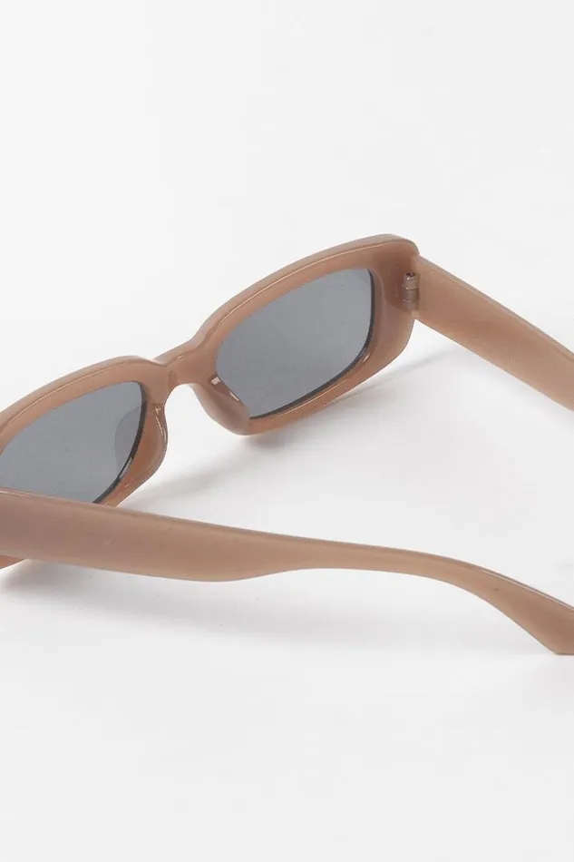 Women Bags Cupshe Sable Square Retro Sunglasses Multicolor
