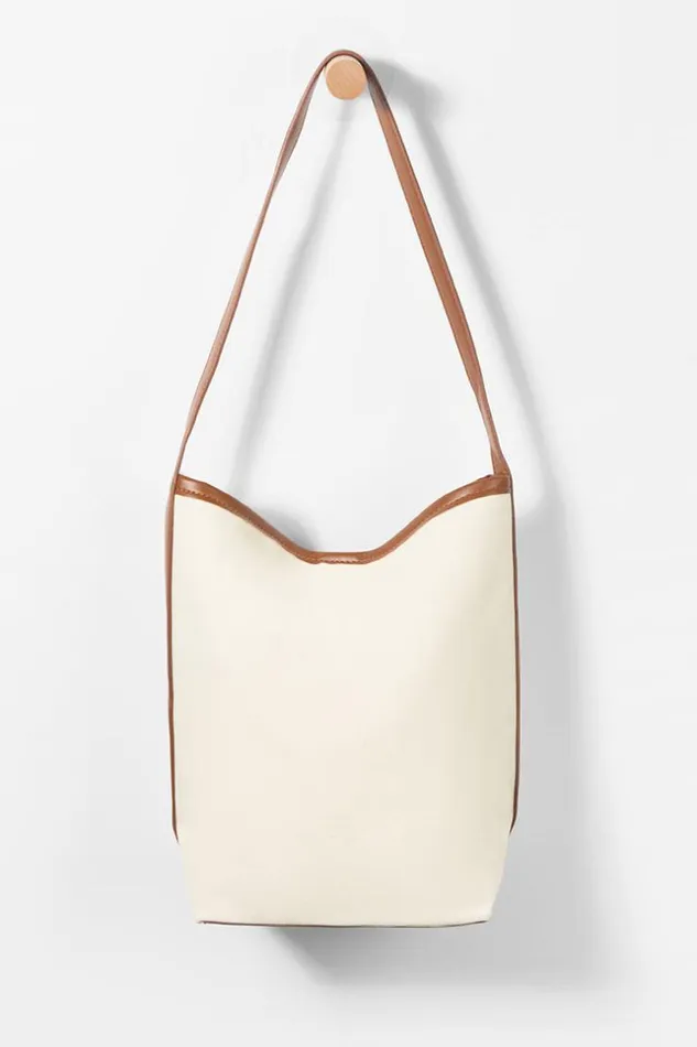 Women Bags Cupshe Sela Fashionable Medium Shoulder Bag Whitebrown