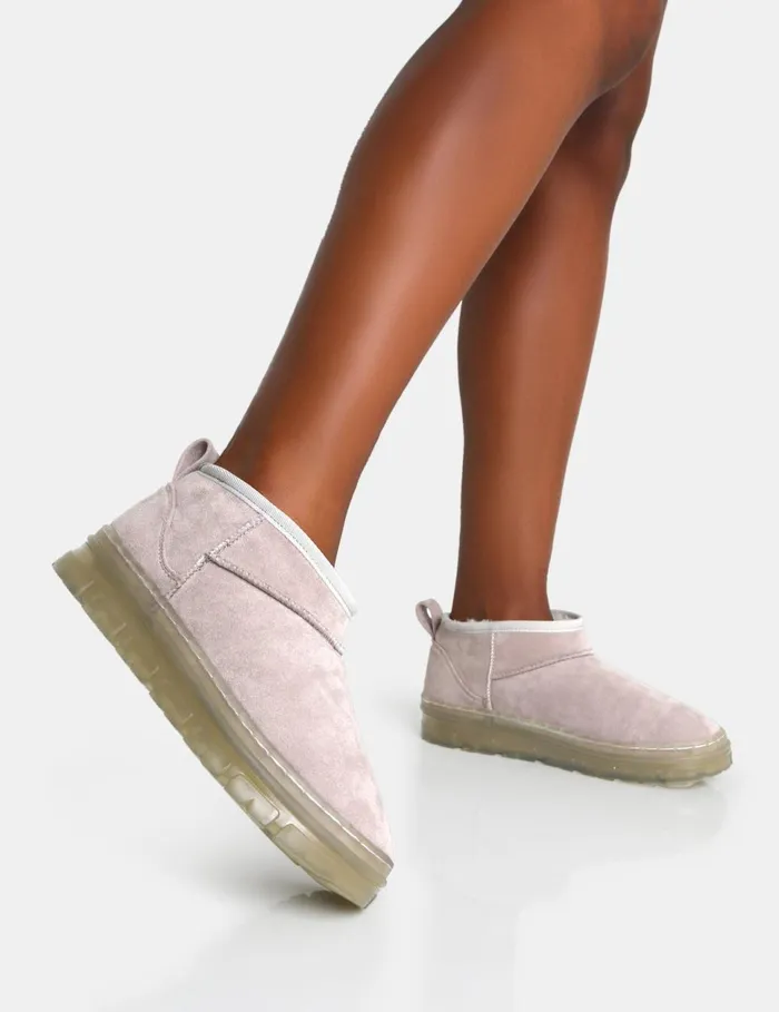 Women Bambi Light Grey Ultra Mini Ankle Boots Grey Public Desire Gifts Women Bambi Light Grey Ultra Mini Ankle Boots Grey Public Desire Gifts