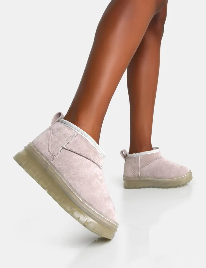 Women Bambi Light Grey Ultra Mini Ankle Boots Grey Public Desire Gifts Women Bambi Light Grey Ultra Mini Ankle Boots Grey Public Desire Gifts