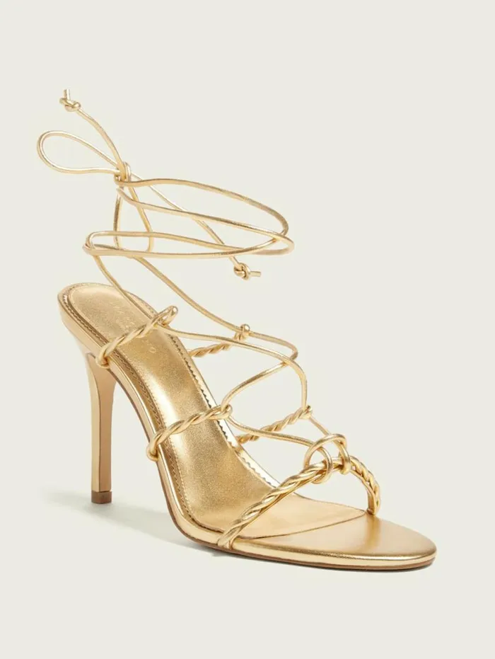 Women Bea Strappy Sandal Gld1 Gold Marciano Shoes