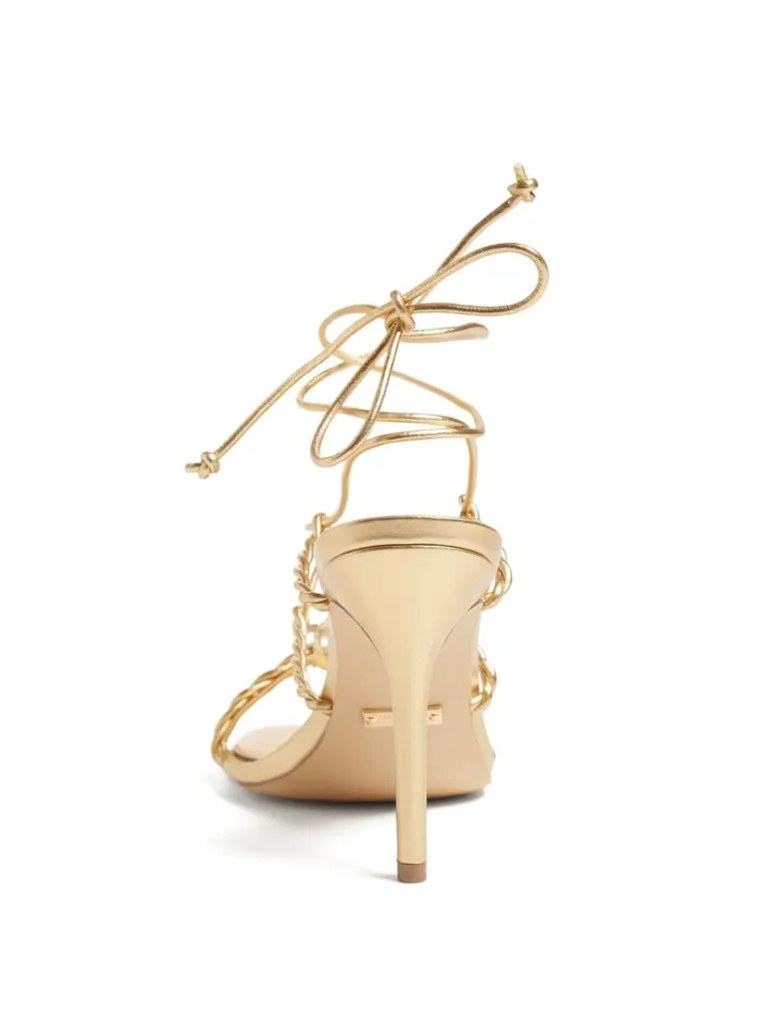Women Bea Strappy Sandal Gld1 Gold Marciano Shoes Women Bea Strappy Sandal Gld1 Gold Marciano Shoes