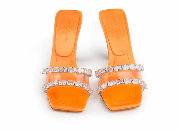 Women Bellah Sandals With Rhinestone Nana Jacqueline Shoes