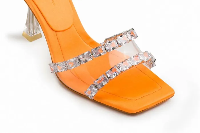 Women Bellah Sandals With Rhinestone Nana Jacqueline Shoes