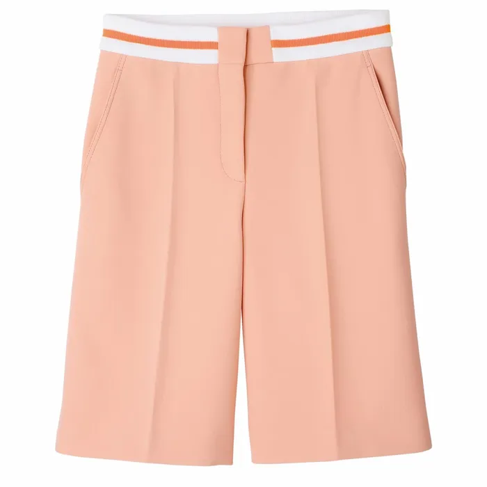 Women Bermuda Shorts Nude Longchamp Trousers and Shorts