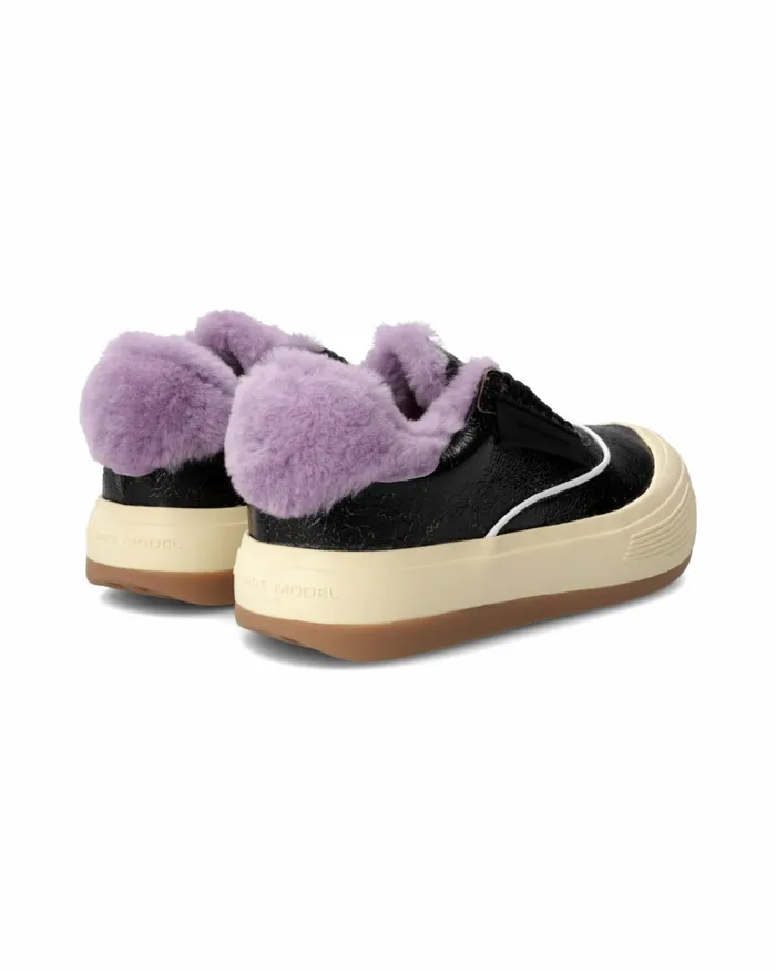 Women Big Model Sneakers Black Shoes Philippe Model Paris Street