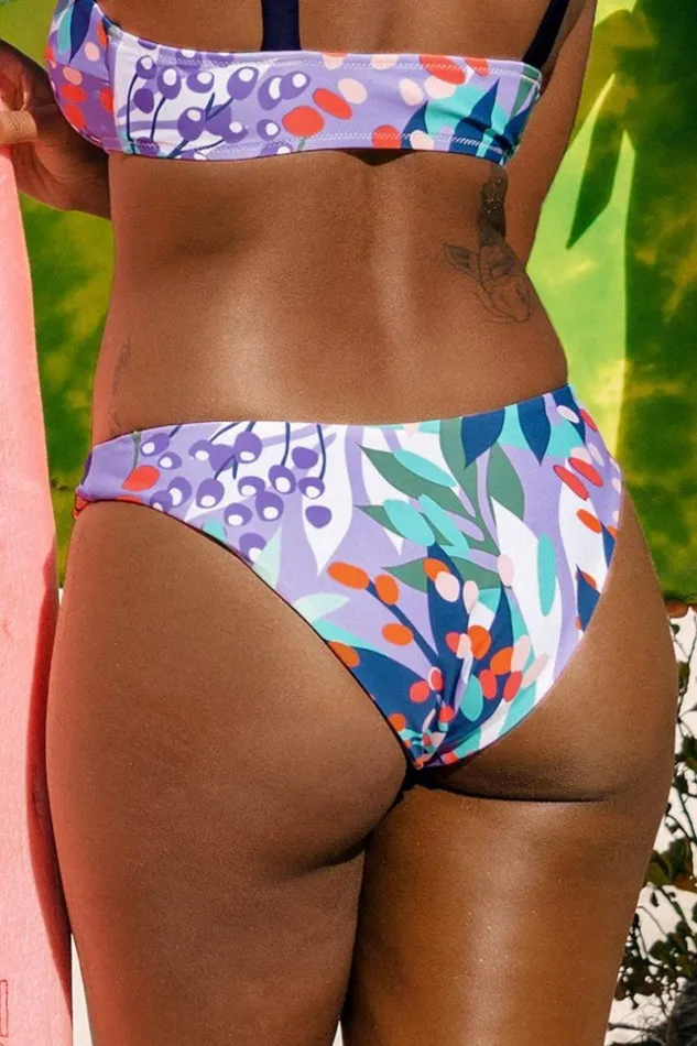 Women Bikini Bottoms Cupshe Barbara Reversible Low Waisted Bikini Bottom Multicolor