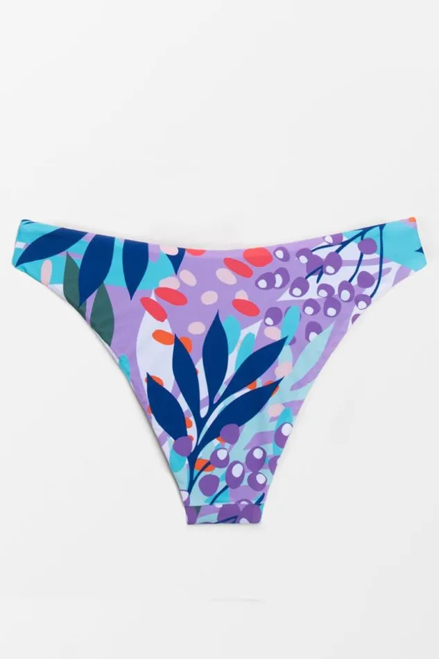 Women Bikini Bottoms Cupshe Barbara Reversible Low Waisted Bikini Bottom Multicolor