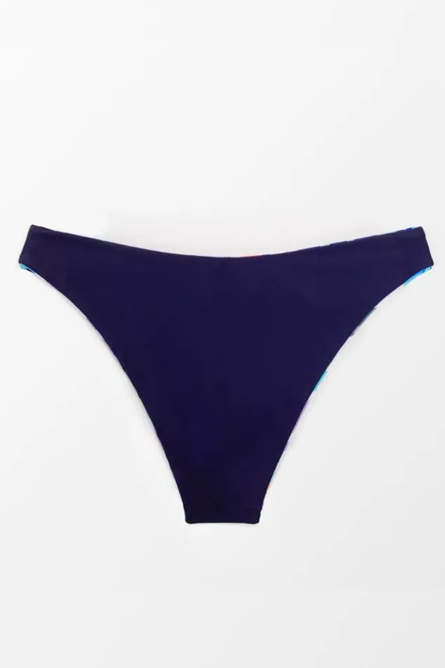 Women Bikini Bottoms Cupshe Barbara Reversible Low Waisted Bikini Bottom Multicolor