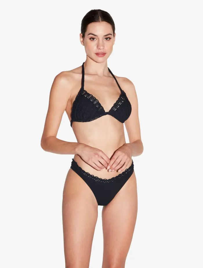 Women Bikinis La Perla Bikini Brief In Black With Soutache