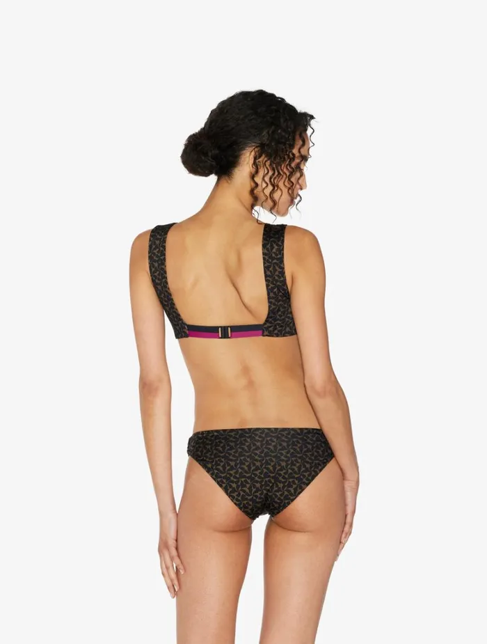 Women Bikinis La Perla Bralette Bikini Top In Dark Green And Black