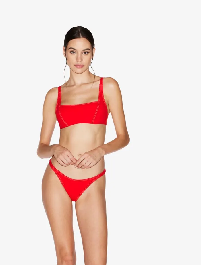 Women Bikinis La Perla Brazilian Bikini Brief In Red