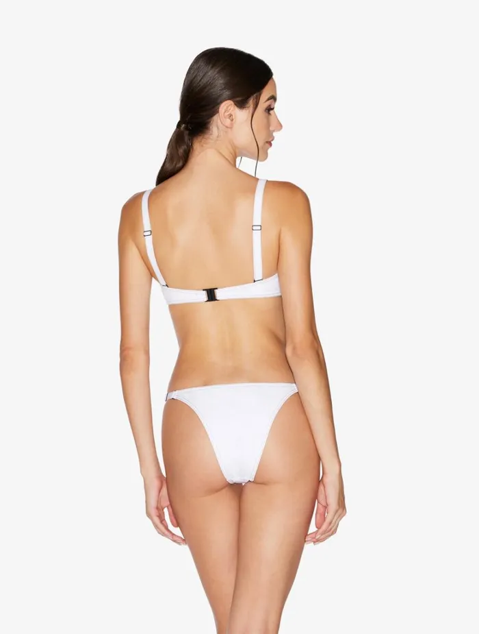 Women Bikinis La Perla Triangle Bikini Top In White