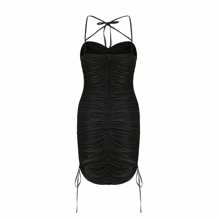 Women Black Jelena Cross Tie Dress Nana Jacqueline Dresses