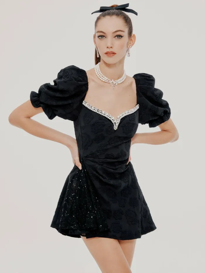 Women Black Ysabella Dress Nana Jacqueline LBD