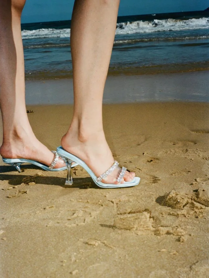 Women Blue Bellah Sandals Nana Jacqueline Shoes