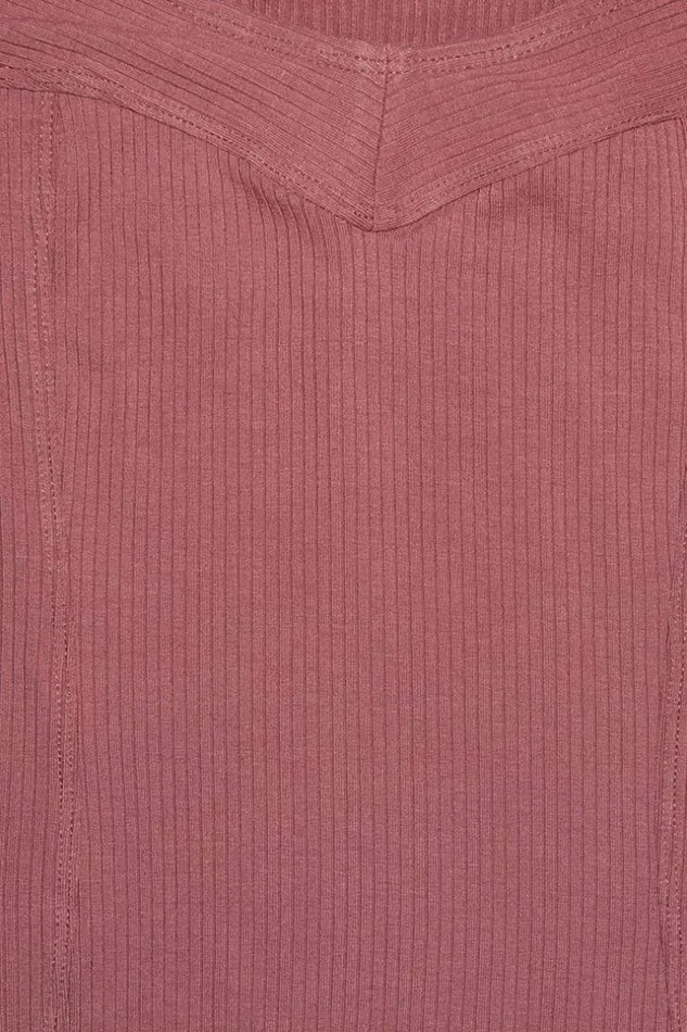 Women Bodysuits Cupshe Eloise Rib Long Sleeve Bodysuit Red
