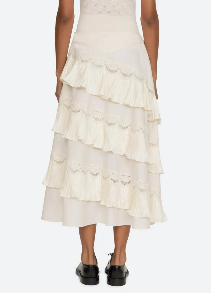Women Bottoms Sea New York Antonina Skirt Cream