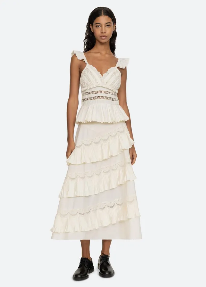 Women Bottoms Sea New York Antonina Skirt Cream