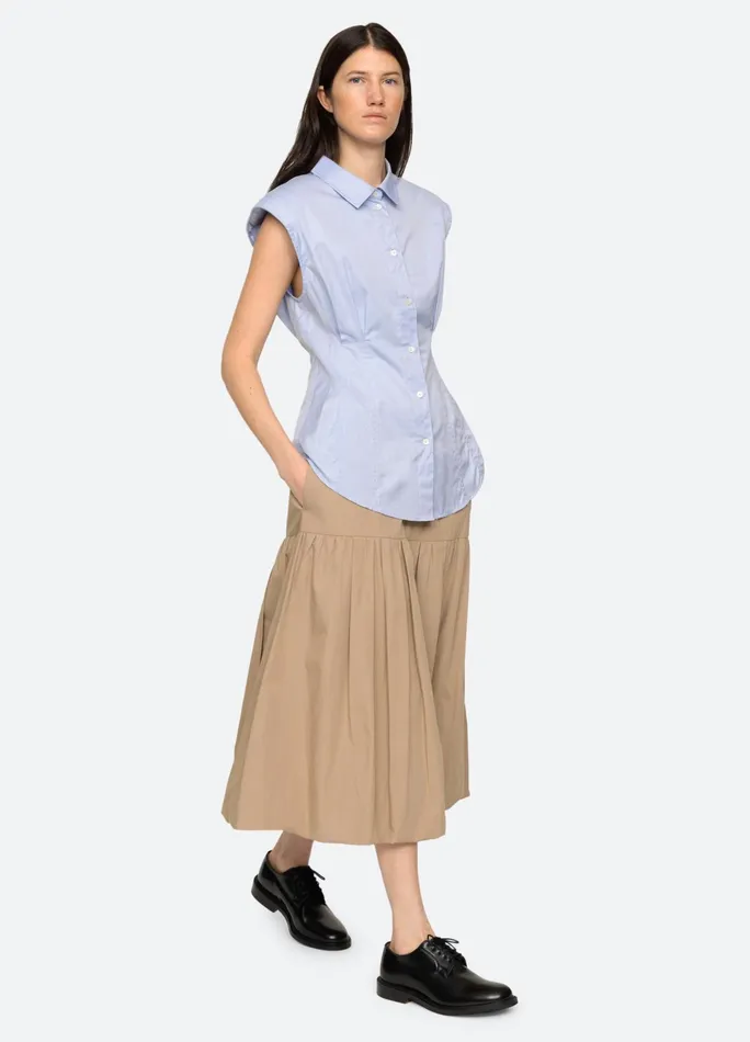 Women Bottoms Sea New York Belle Bubble Skirt Khaki