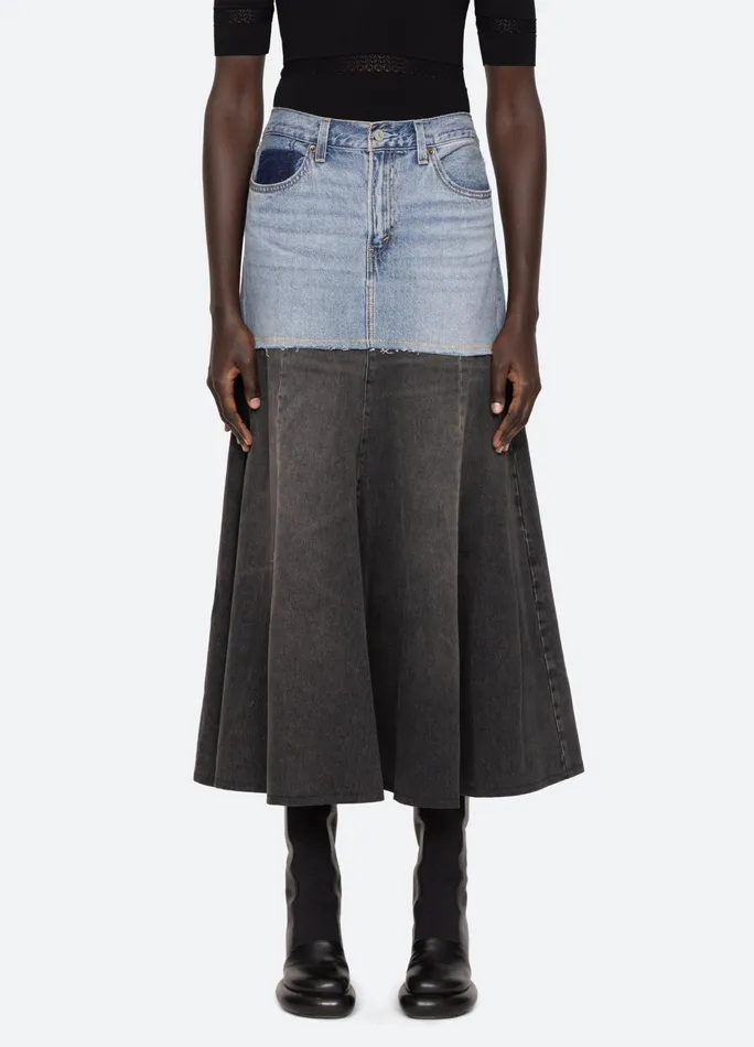 Women Bottoms Sea New York Elle Skirt Blue