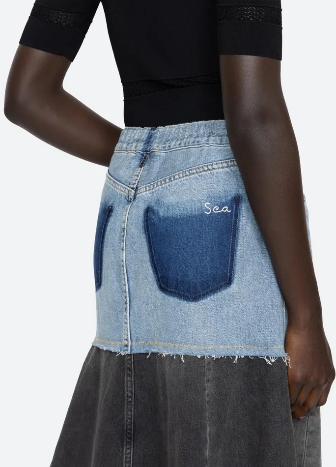 Women Bottoms Sea New York Elle Skirt Blue