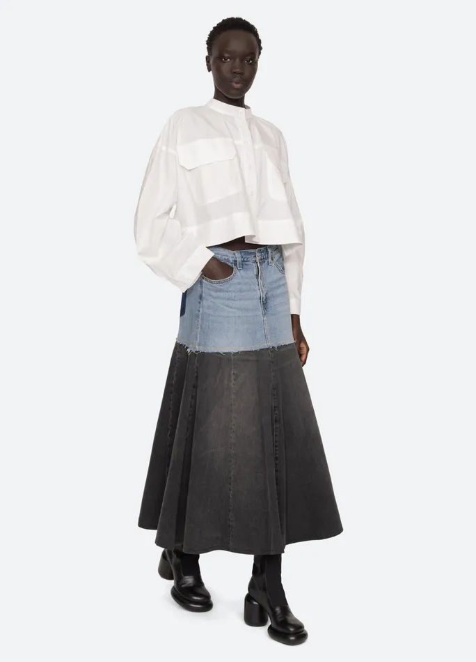 Women Bottoms Sea New York Elle Skirt Blue