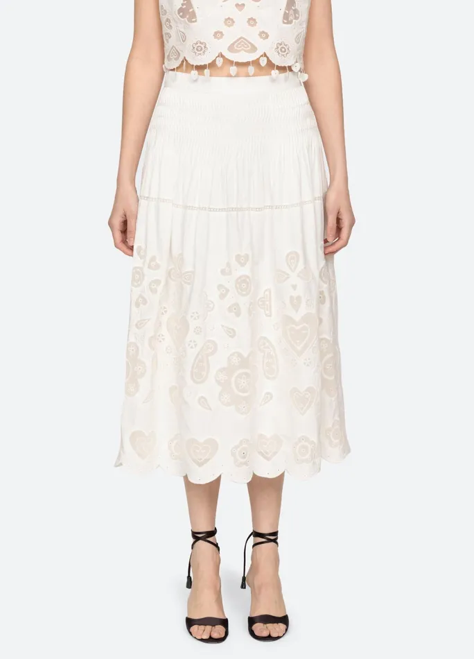 Women Bottoms Sea New York Jeanetta Skirt White