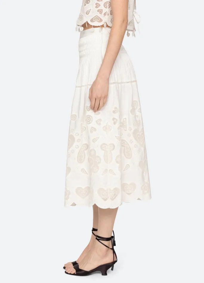 Women Bottoms Sea New York Jeanetta Skirt White