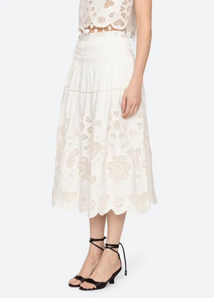 Women Bottoms Sea New York Jeanetta Skirt White