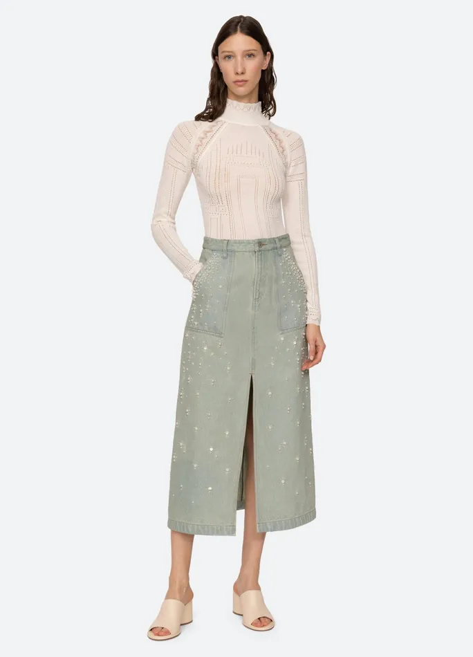 Women Bottoms Sea New York Perlette Skirt Blue
