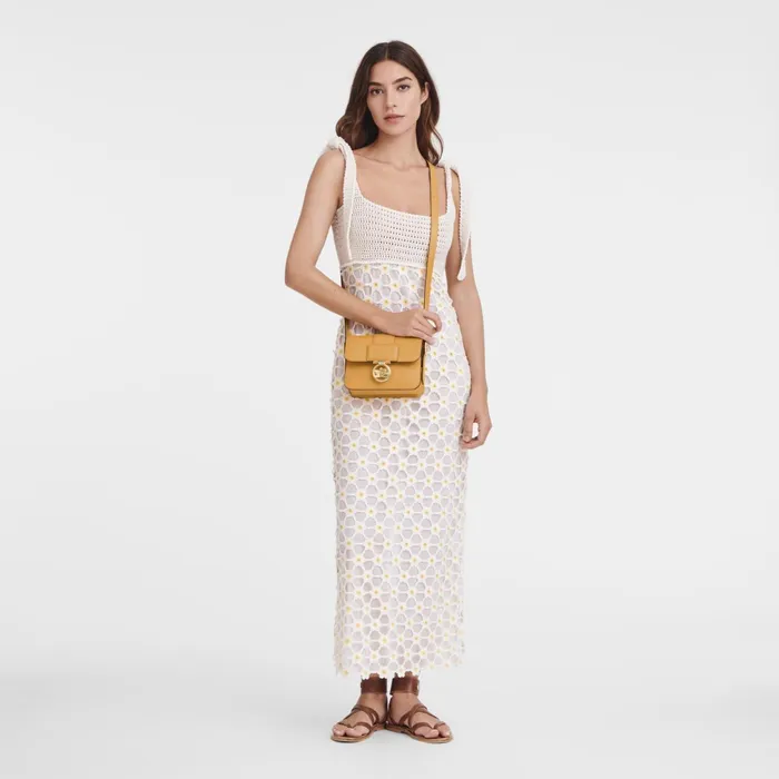 Women BoxTrot S Crossbody Bag Apricot Longchamp Crossbody Bags