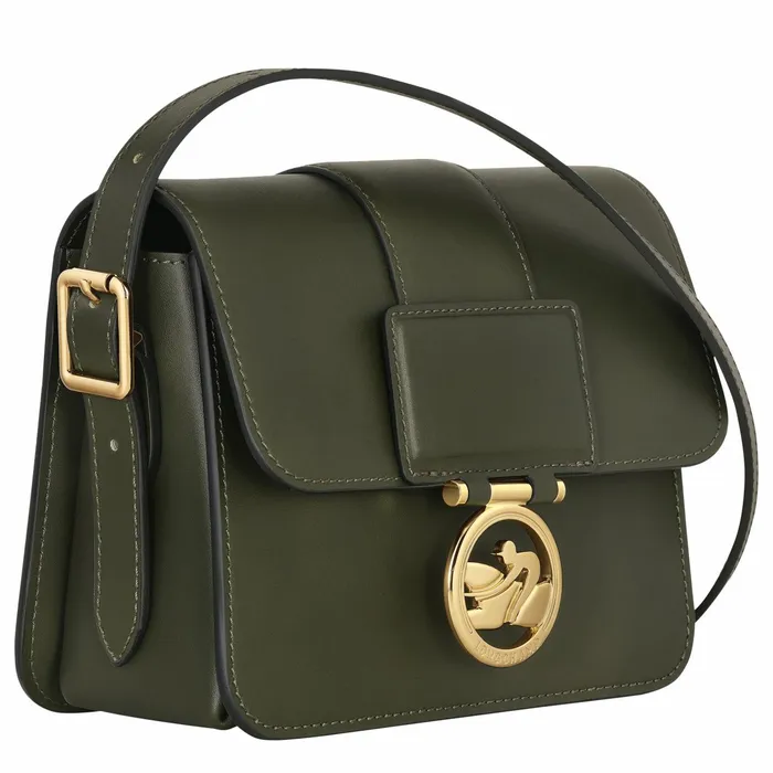 Women BoxTrot S Crossbody Bag Khaki Longchamp Crossbody Bags