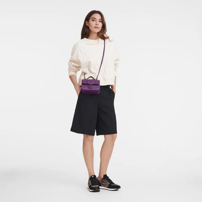 Women BoxTrot XS Crossbody Bag Violet Longchamp Crossbody Bags