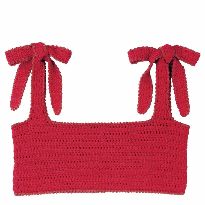 Women Bra Tomato Longchamp Tops and Blouses