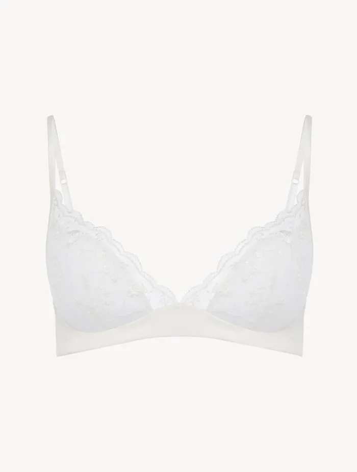 Women Bras La Perla Bralette In Lys With Embroidered Tulle