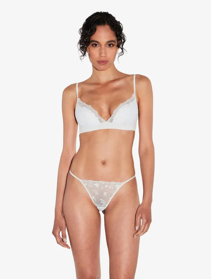 Women Bras La Perla Bralette In Lys With Embroidered Tulle