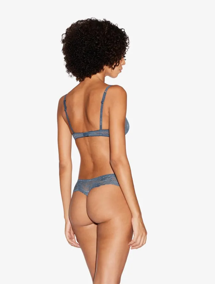 Women Bras La Perla Dark Blue Lace Nonwired Bra